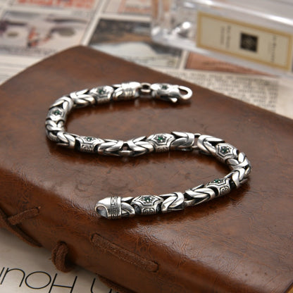 Mitus - Classic Silver Bracelet Chain