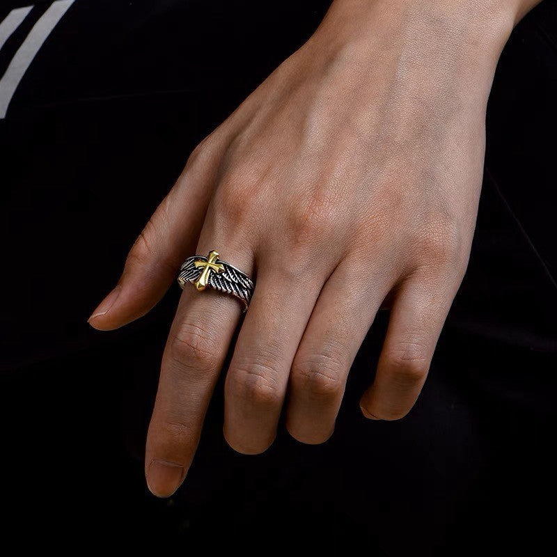 Ying -  Adjustable Cross Ring