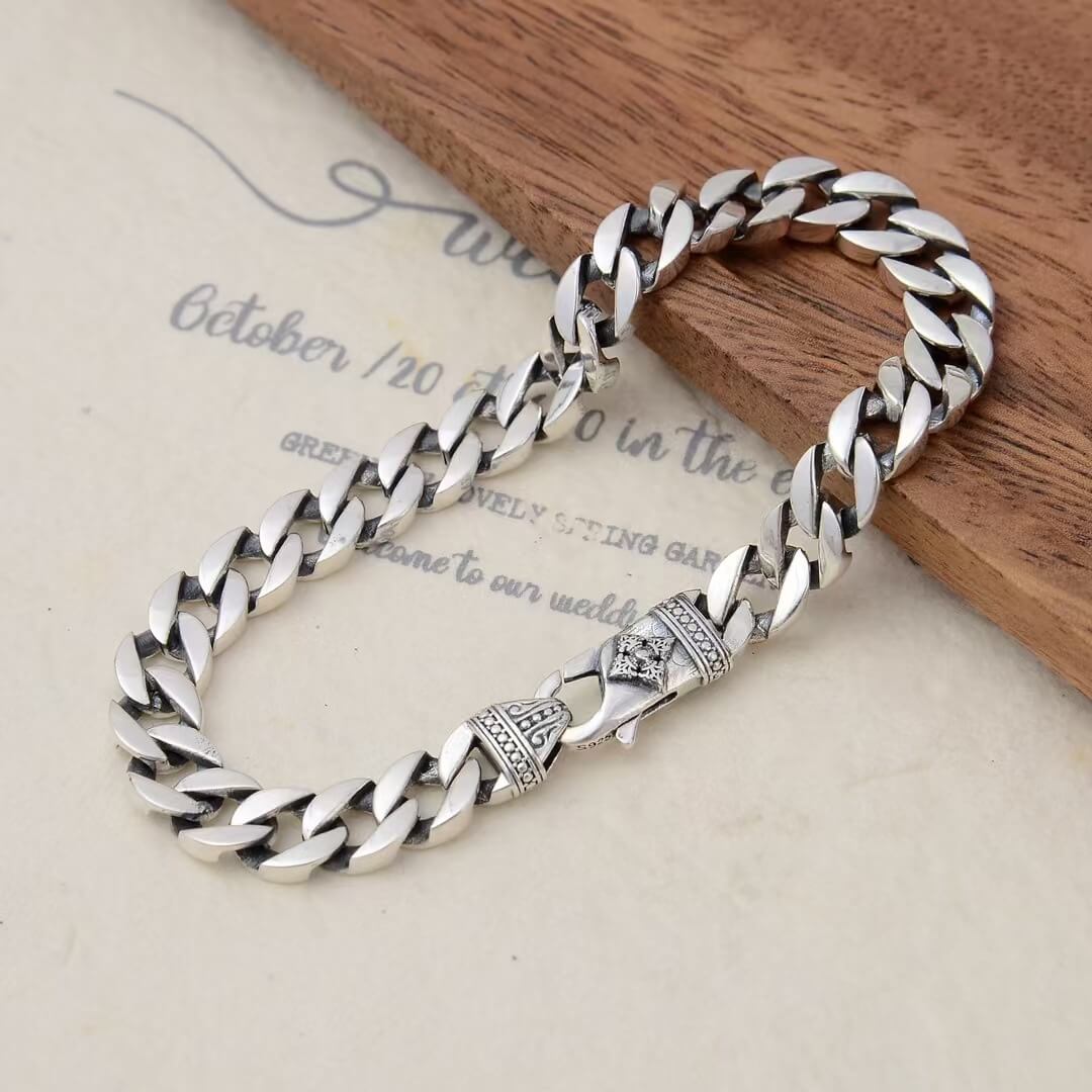 Cong- Silver Featured Cuban Bracelet