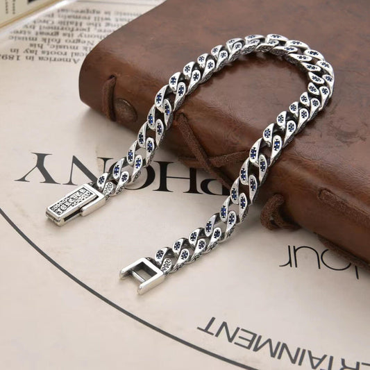 Linci- Silver Cuban Bracelet