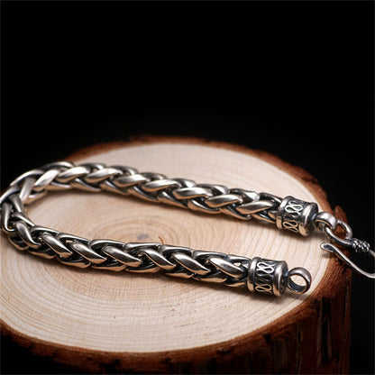 Deus - Handcrafted Silver Bracelet