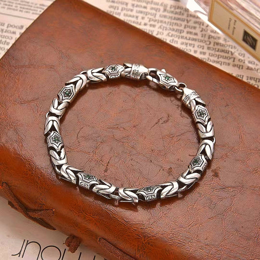 Mitus - Classic Silver Bracelet Chain