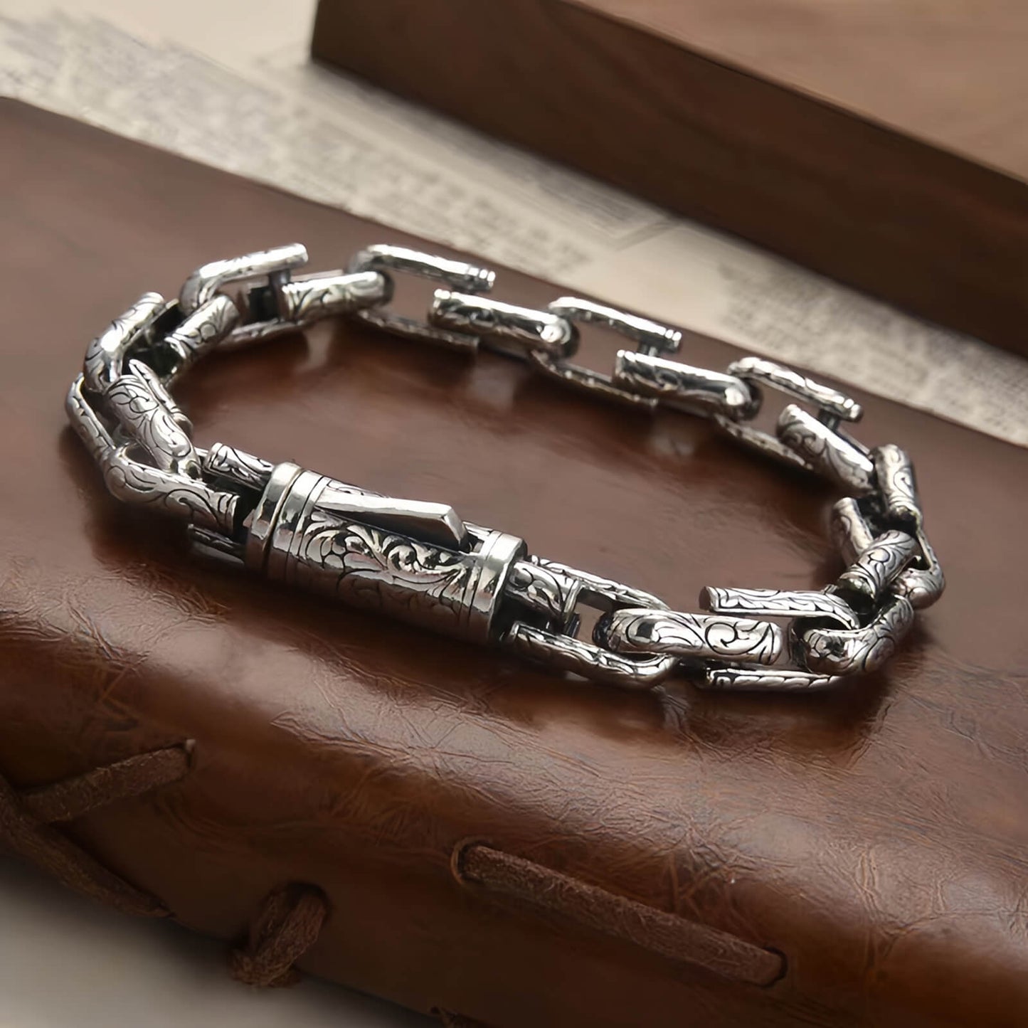 Traces - Silver Bracelet