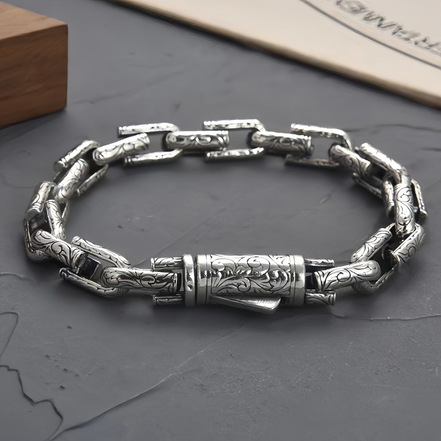 Traces - Silver Bracelet